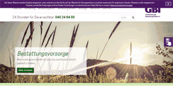 Desktop Screenshot of gbi-hamburg.de