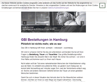 Tablet Screenshot of gbi-hamburg.de
